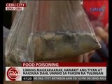 24 Oras: Limang magkakaanak, nanakit  ang tiyan at nagsuka dahil umano sa paksiw na tulingan