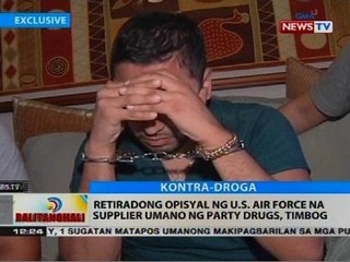Retiradong opisyal ng U.S. Air Force na supplier umano ng party drugs, timbog