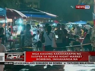 QRT: Mga kasong kakaharapin ng suspek sa Davao bombing, inihahanda na