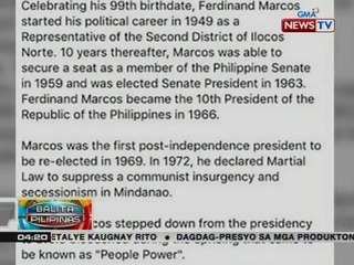 PCO, nagsasagawa raw ng imbestigasyon kaugnay ng araw ng kapanganakan ni dating Pres. Marcos