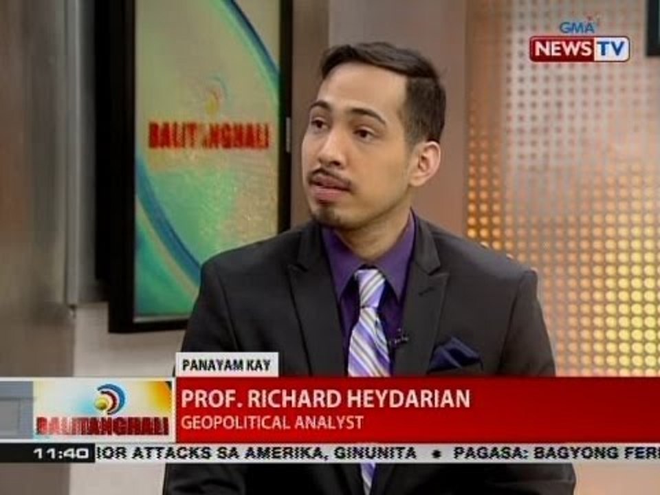 BT: Panayam kay Prof. Richard Heydarian, geopolitical analyst