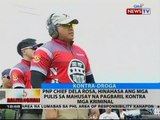 PNP Chief Dela Rosa, hinahasa ang mga pulis sa mahusay na pagbaril kontra mga kriminal