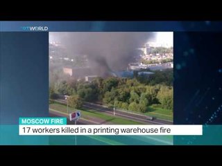 17 workers killed in Moscow warehouse fire