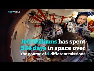Jeff Williams sets American record for days spent in orbit