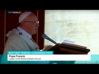 Pope Francis declares Mother Teresa a saint