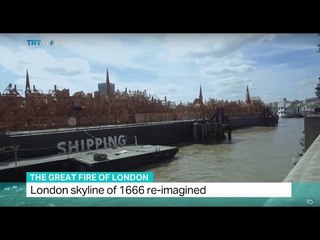London skyline of 1666 re-imagined
