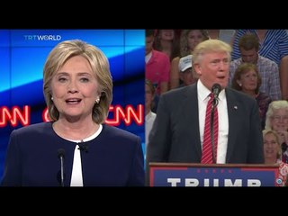 America Votes 2016: Trump and Clinton take to the stage