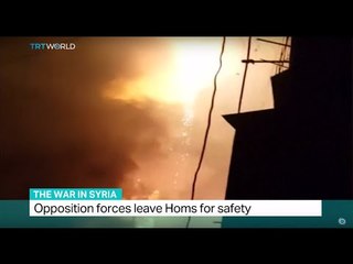 The War In Syria: Opposition forces leave Homs for safety