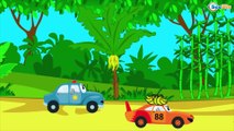 Сoche de policía - Caricaturas de carros - Dibujos animados de Coches - Videos para niños