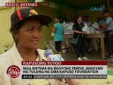 24 Oras: Mga biktima ng Bagyong Ferdie, binigyan ng tulong ng GMA Kapuso Foundation