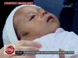 24 Oras: Sanggol na nabuhay nang ipagdasal kay St. Teresa, patuloy na pinapalakas