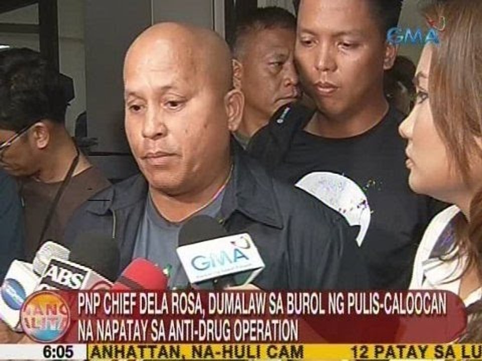UB: PNP Chief Dela Rosa, dumalaw sa burol ng pulis-Caloocan na napatay sa anti-drug operation
