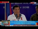 Pres. Duterte, maglalabas ng panibagong listahan ng mga sangkot umano sa droga
