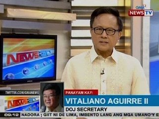 NTG: Panayam kay DOJ Sec. Vitaliano Aguirre