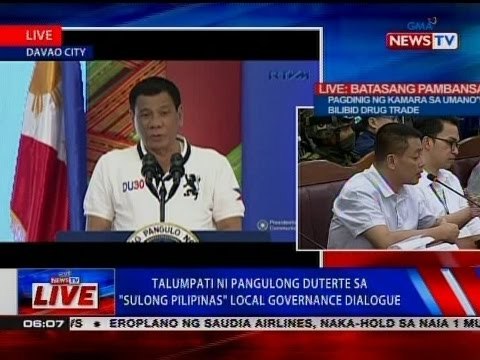 NTVL: Talumpati ni Pangulong Duterte sa Sulong Pilipinas Loca Governance Dialogue