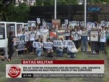 Ika-44 taon ng pagkadeklara ng Martial Law, ginunita ng kaanak ng mga pinatay noon at ng survivors