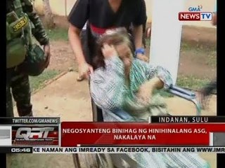 QRT: Negosyanteng binihag ng hinihinalang ASG, nakalaya na
