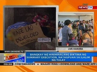 Bangkay ng hinihinalang biktima ng summary execution, natagpuan sa ilalim ng tulay