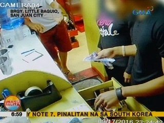 UB: Pananalisi sa pamamagitan ng palit-pera modus, na-hulicam
