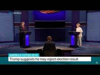 America Votes 2016: Trump suggests he may reject election result