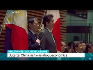 Philippines-Japan Relations: Duterte says China visit was about economics
