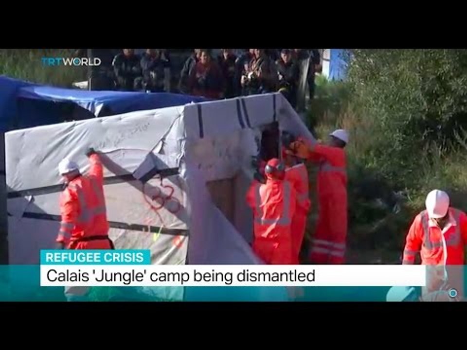 Refugee Crisis: Calais 'Jungle' camp being dismantled