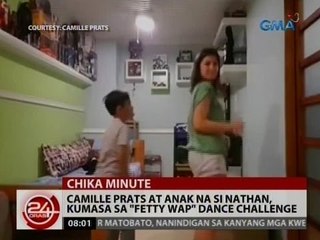 24 Oras: Camille Prats at anak na si Nathan , kumasa sa "Fetty Wap" dance challenge