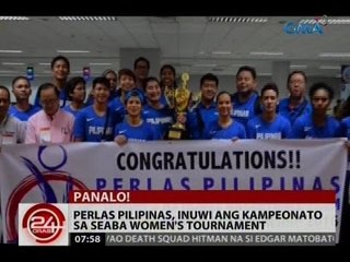 24 Oras: Perlas Pilipinas, iniuwi ang kampeonato sa SEABA Women's Tournament
