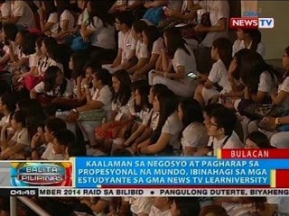 Kaalaman sa negosyo, ibinahagi sa mga estudyante sa GMA News TV Learniversity