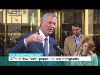 Trump and New York mayor De Blasio discussed immigration