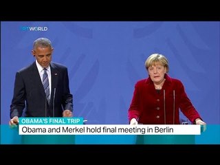 Obama and Merkel hold final meeting in Berlin