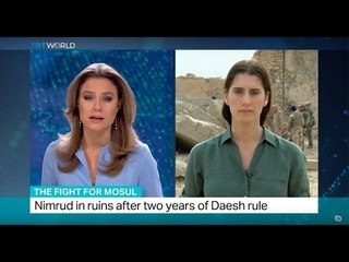 The Fight For Mosul: Nimrud in ruins after two years of Daesh rule