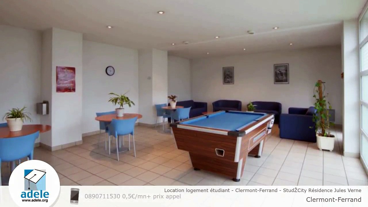 Location logement étudiant - Clermont-Ferrand - StudŽCity Résidence Jules Verne