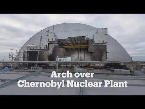 Giant arch to contain Chernobyl Nuclear Plant is finished
