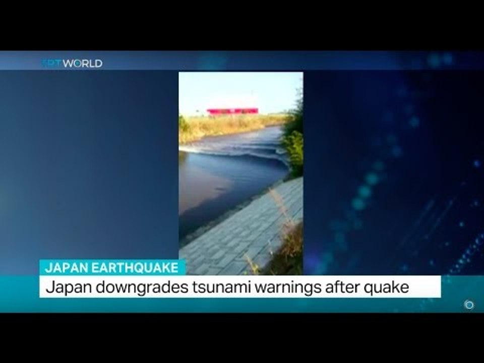 Japan Earthquake: Japan downgrades tsunami warn...