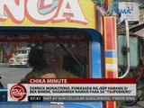 Derrick Monasterio, pumasada ng jeep habang si Bea Binene, nagbarker naman para sa 'Tsuperhero'