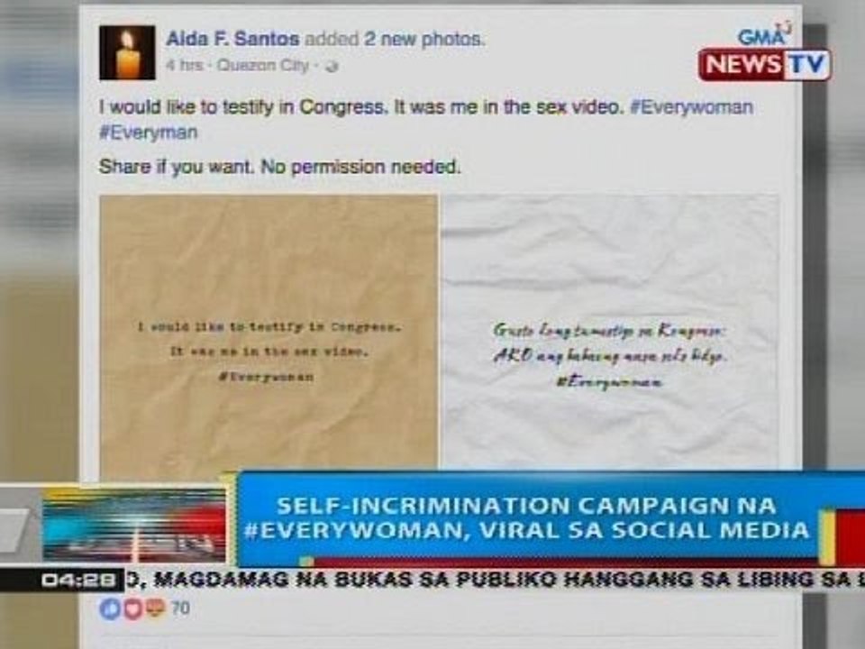 Self-incrimination campaign na #everywoman, viral sa social media