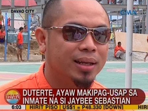 UB: Duterte, ayaw makipag-usap sa inmate na si Jaybee Sebastian