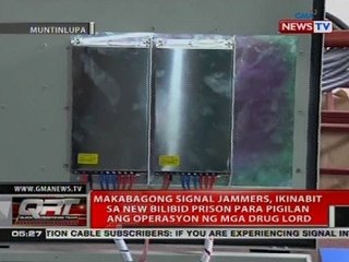Makabagong signal jammers, ikinabit sa NBP para pigilan ang operasyon ng mga drug lord