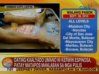 UB: Dating kaalyado umano ni Kerwin Espinosa, patay matapos manlaban sa mga pulis sa Leyte
