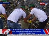 NTVL: Mga volunteer, sama-samang nilinis ang Manila Bay para sa International Coastal Cleanup Day