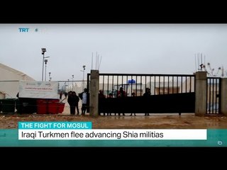 Télécharger la video: The Fight For Mosul: Iraqi Turkmen flee advancing Shia militias