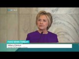 Clinton warns of dangers of misinformation