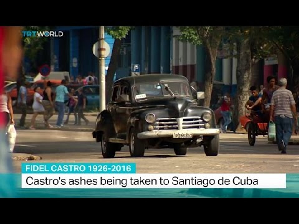 Fidel Castro: Castro's ashes being taken to Santiago de Cuba