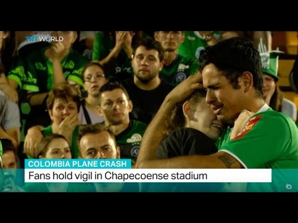 Colombia Plane Crash: Fans hold vigil in Chapecoense stadium