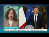 Italy Referendum: Eurogroup head dismisses weaker-Euro concerns