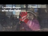 Leaving Aleppo after years of fighting