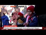 Aleppo Under Fire: Buses, ambulances begin evacuating east Aleppo