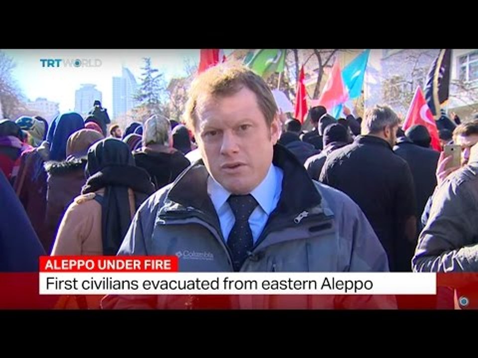 Aleppo Under Fire: Aleppo rally takes place in capital Ankara