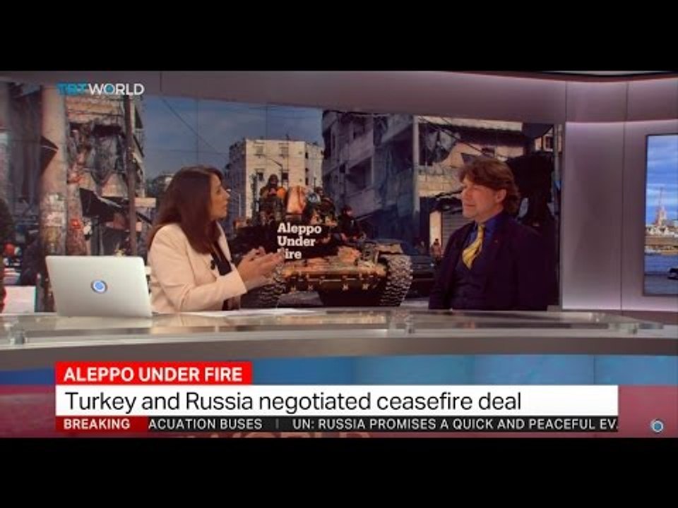 TRT World Interviews Dr Omar Imady from the Syrian Studies Centre, St Andrews, on the Aleppo crisis